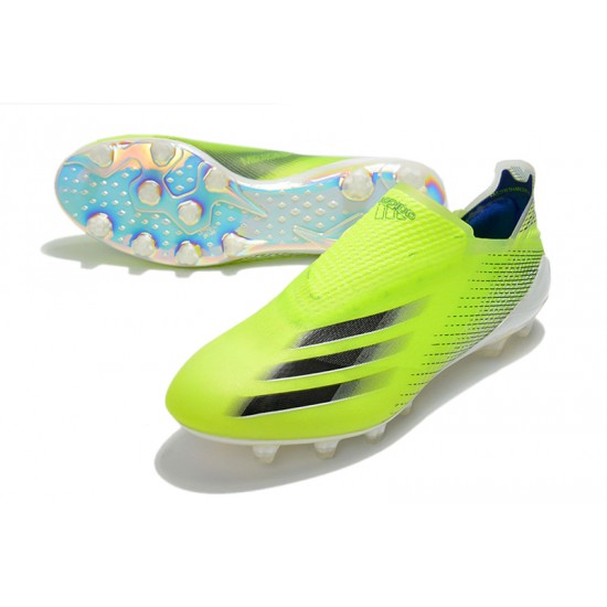 Adidas X Ghosted AG Soccer Cleats Green White