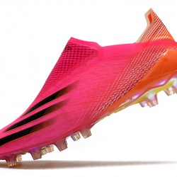 Adidas X Ghosted AG Soccer Cleats Pink