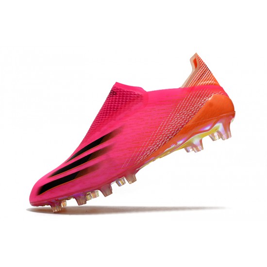 Adidas X Ghosted AG Soccer Cleats Pink