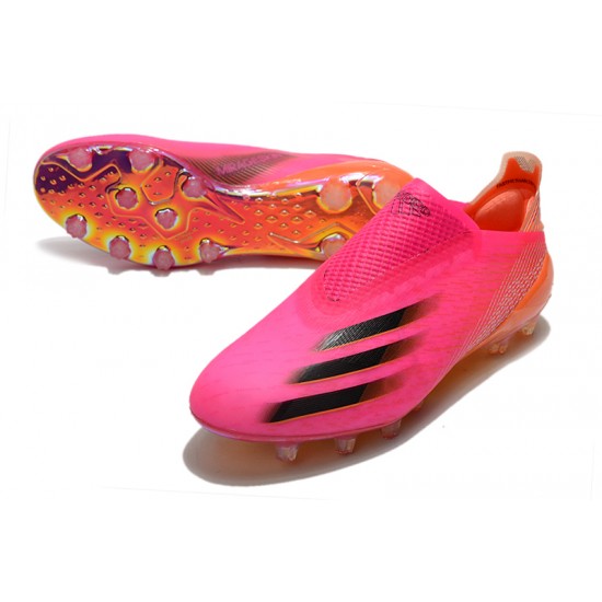 Adidas X Ghosted AG Soccer Cleats Pink