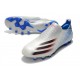 Adidas X Ghosted AG Soccer Cleats White Blue