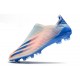 Adidas X Ghosted AG Soccer Cleats White Blue