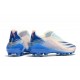 Adidas X Ghosted AG Soccer Cleats White Blue