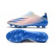 Adidas X Ghosted AG Soccer Cleats White Blue