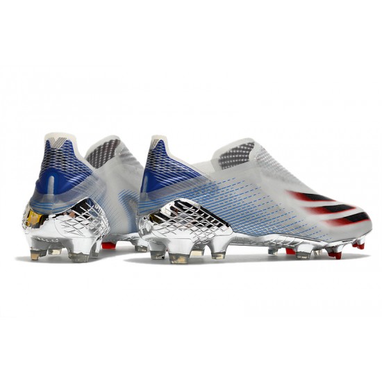 Adidas X Ghosted FG Soccer Cleats Blue White