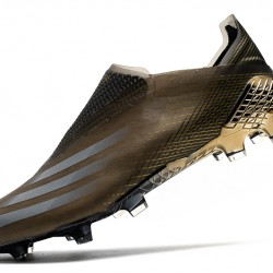 Adidas X Ghosted FG Soccer Cleats Gold Black