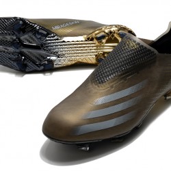 Adidas X Ghosted FG Soccer Cleats Gold Black