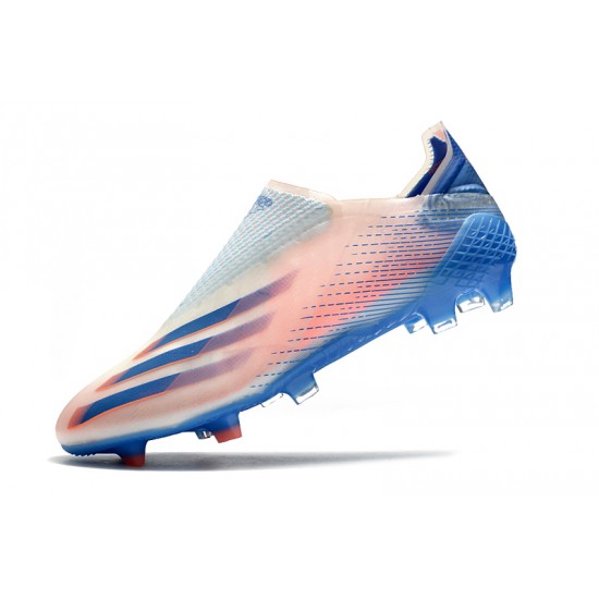 Adidas X Ghosted FG Soccer Cleats Orange Blue