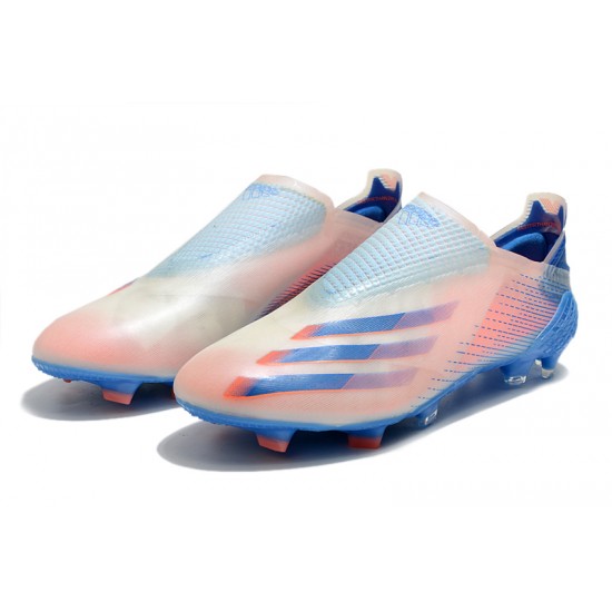 Adidas X Ghosted FG Soccer Cleats Orange Blue