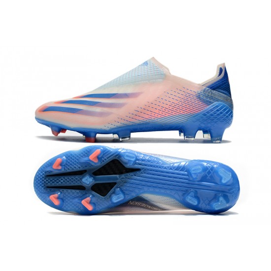 Adidas X Ghosted FG Soccer Cleats Orange Blue