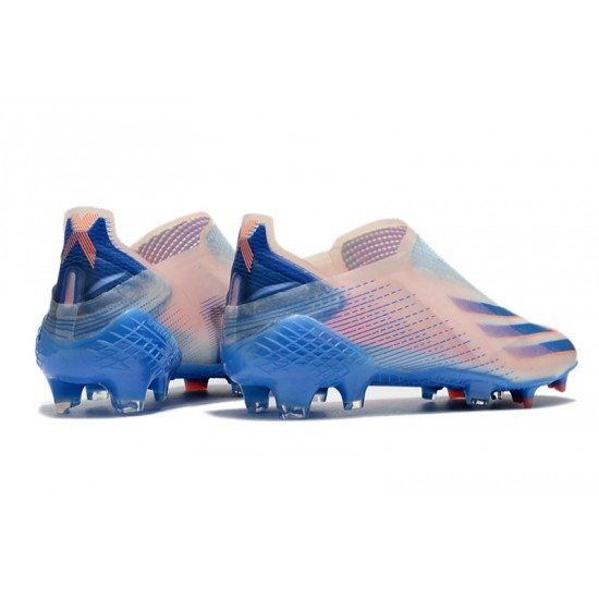 Adidas X Ghosted FG Soccer Cleats Orange Blue