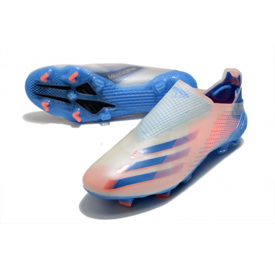 Adidas X Ghosted FG Soccer Cleats Orange Blue