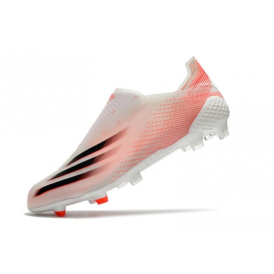 Adidas X Ghosted FG Soccer Cleats Orange White