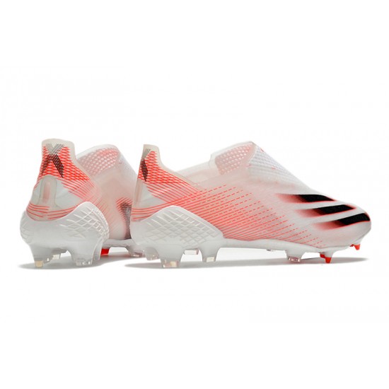 Adidas X Ghosted FG Soccer Cleats Orange White