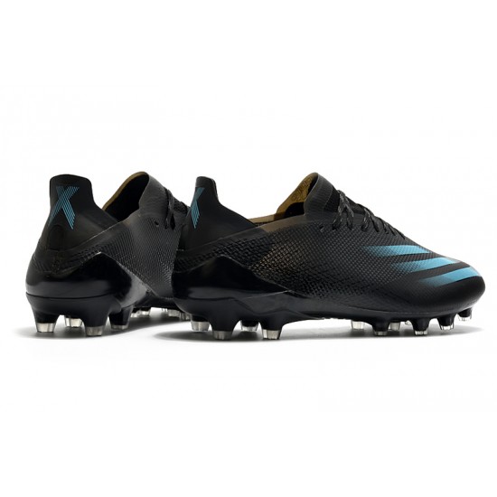 Adidas X Ghosted.1 AG Soccer Cleats Black Blue