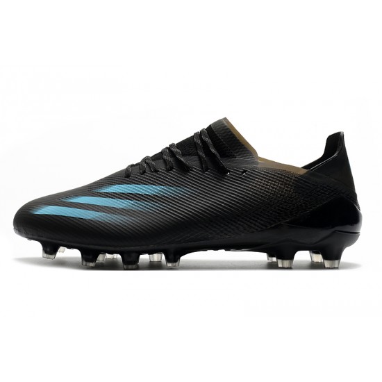 Adidas X Ghosted.1 AG Soccer Cleats Black Blue