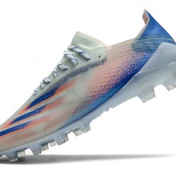 Adidas X Ghosted.1 AG Soccer Cleats Orange Blue