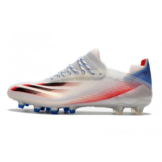 Adidas X Ghosted.1 AG Soccer Cleats White Orange