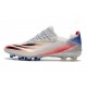 Adidas X Ghosted.1 AG Soccer Cleats White Orange