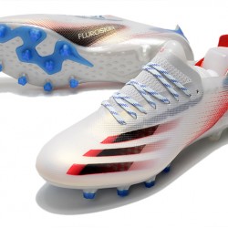 Adidas X Ghosted.1 AG Soccer Cleats White Orange