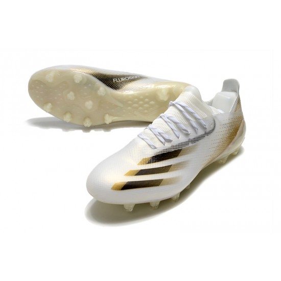 Adidas X Ghosted.1 AG Soccer Cleats White