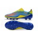 Adidas X Ghosted.1 AG Soccer Cleats Yellow Blue