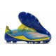 Adidas X Ghosted.1 AG Soccer Cleats Yellow Blue