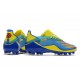 Adidas X Ghosted.1 AG Soccer Cleats Yellow Blue