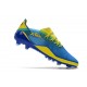 Adidas X Ghosted.1 AG Soccer Cleats Yellow Blue