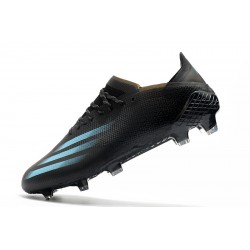Adidas X Ghosted.1 FG Soccer Cleats Black Blue
