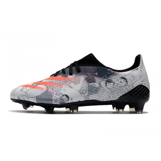Adidas X Ghosted.1 FG Soccer Cleats Black Gray