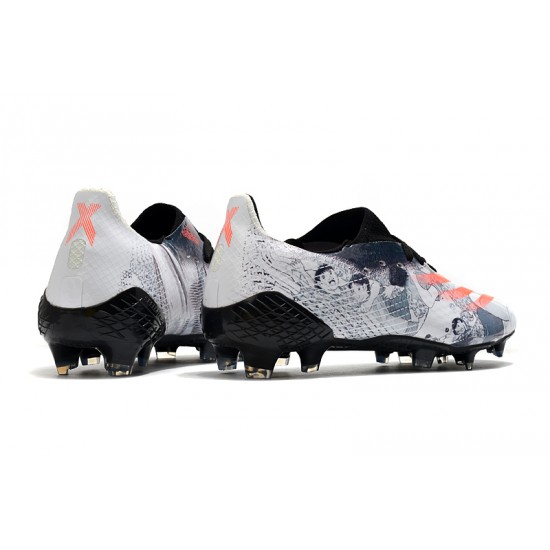 Adidas X Ghosted.1 FG Soccer Cleats Black Gray