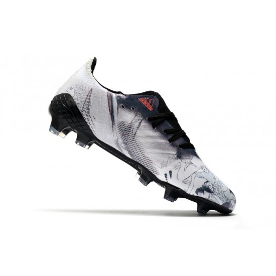 Adidas X Ghosted.1 FG Soccer Cleats Black Gray