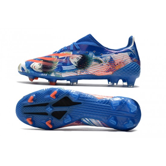 Adidas X Ghosted.1 FG Soccer Cleats Blue