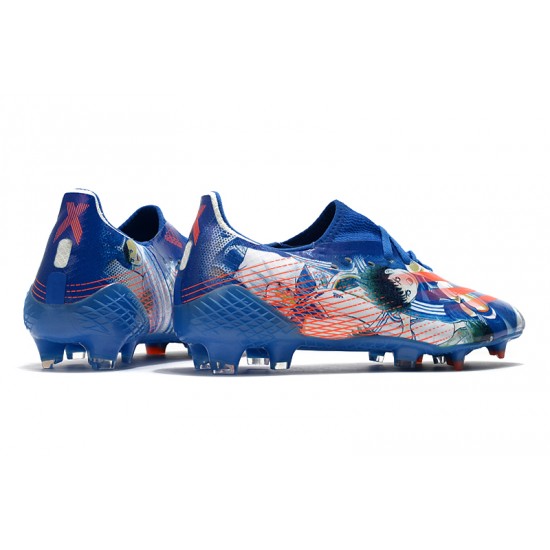 Adidas X Ghosted.1 FG Soccer Cleats Blue