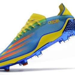 Adidas X Ghosted.1 FG Soccer Cleats Orange Blue