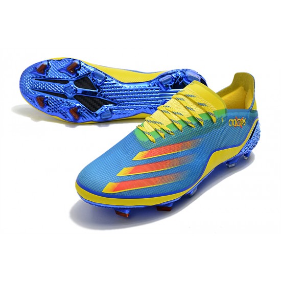 Adidas X Ghosted.1 FG Soccer Cleats Orange Blue