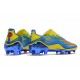 Adidas X Ghosted.1 FG Soccer Cleats Orange Blue