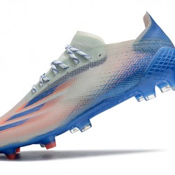 Adidas X Ghosted.1 FG Soccer Cleats Orange Blue