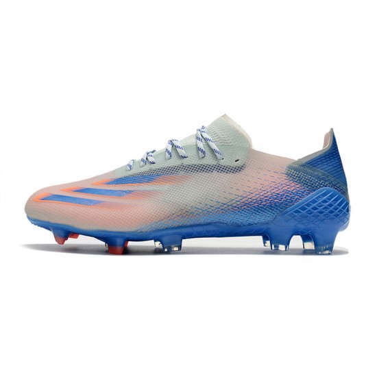 Adidas X Ghosted.1 FG Soccer Cleats Orange Blue