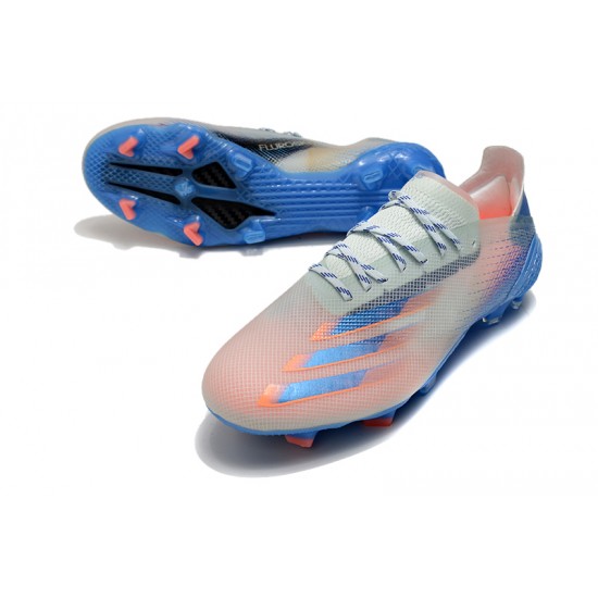 Adidas X Ghosted.1 FG Soccer Cleats Orange Blue
