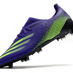 Adidas X Ghosted.1 FG Soccer Cleats Purple Green