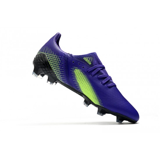 Adidas X Ghosted.1 FG Soccer Cleats Purple Green