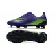 Adidas X Ghosted.1 FG Soccer Cleats Purple Green