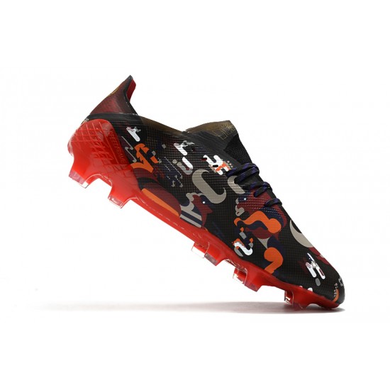 Adidas X Ghosted.1 FG Soccer Cleats Red Black