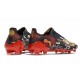 Adidas X Ghosted.1 FG Soccer Cleats Red Black