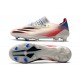 Adidas X Ghosted.1 FG Soccer Cleats White Red Black