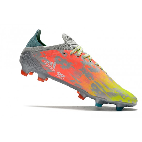 Adidas X Speedflow .1 FG Soccer Cleats Orange Gray