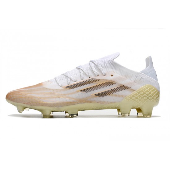 Adidas X Speedflow .1 FG Soccer Cleats White Yellow