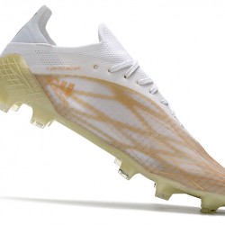 Adidas X Speedflow .1 FG Soccer Cleats White Yellow